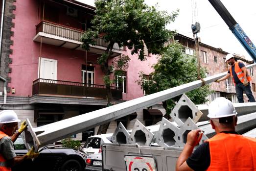 Երևանի արտաքին լուսավորության ցանցն արդիականացվում է. տեղադրվում են էներգախնայող և ժամանակակից լուսատուներ  