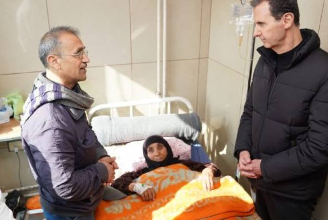 Սիրիայի նախագահն այցելել է երկրաշարժից տուժած Հալեպ. տուժած շրջաններն աղետի գոտի են հայտարարվել