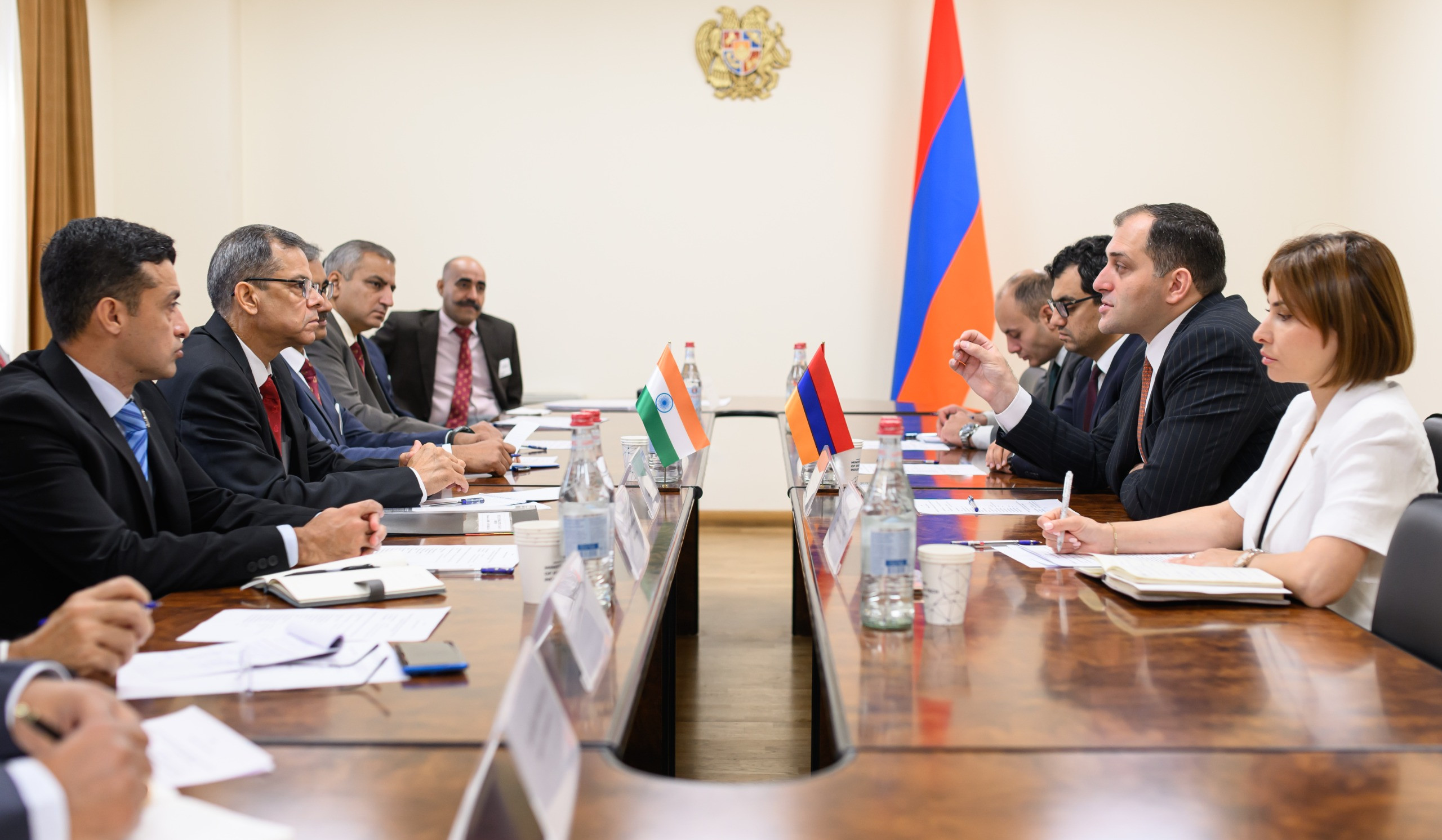 Հնդկաստանի Պաշտպանական ազգային քոլեջի պատվիրակության հետ քննարկվել է ԱԲ ոլորտի ենթակառուցվածքների զարգացմանն առնչվող հարցեր