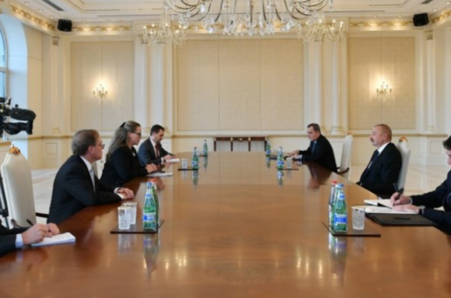Ալիևը հանդիպել է ԱՄՆ-ի պետքարտուղարի փոխտեղակալի հետ