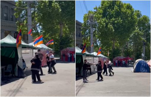 Ֆրանսիայի հրապարակում հնչում են Ազնավուրի երգերը. Սեյրան Օհանյանը տեսանյութ է հրապարակել