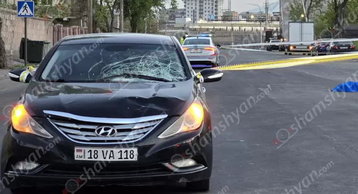 Երևանում 25-ամյա վարորդը «Hyundai»-ով վրաերթի է ենթարկել հետիոտնին․ նա տեղում մահացել է