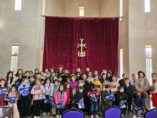 Արցախցի մանուկները Ծաղկազարդի տոնին օրհնություն են ստացել Սուրբ Գրիգոոր Լուսավորիչ եկեղեցում 