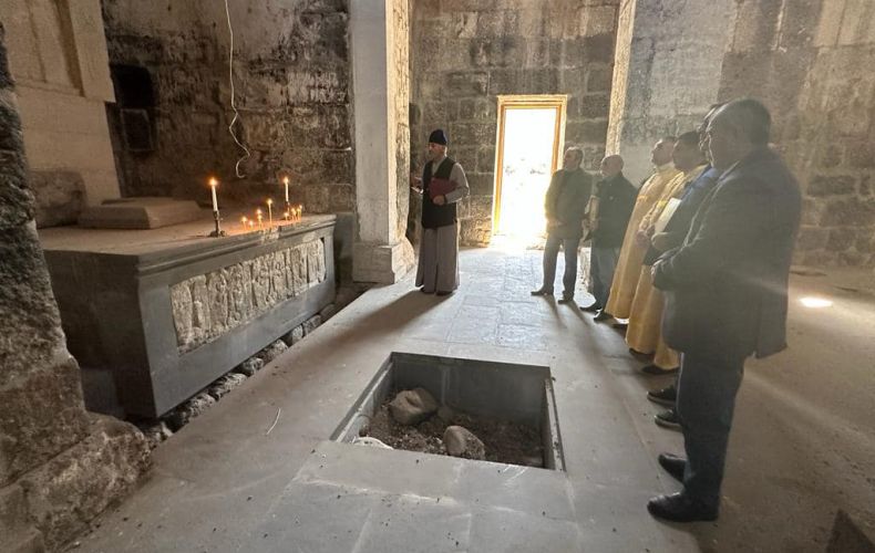 Ադրբեջանի «աղվանաուդիական» համայնքի ներկայացուցիչները պղծել և քանդել են Արցախի Քաշաթաղի շրջանի Ծիծեռնավանքի հայկական եկեղեցու եզակի շուրֆը