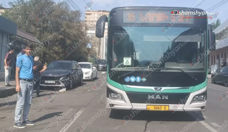 Միկոյան փողոցում թիվ 35 երթուղին սպասարկող «MAN» մակնիշի ավտոբուսը վրшերթի է ենթարկել հետիոտնի․ վերջինը տեղափոխվել է հիվանդանոց
