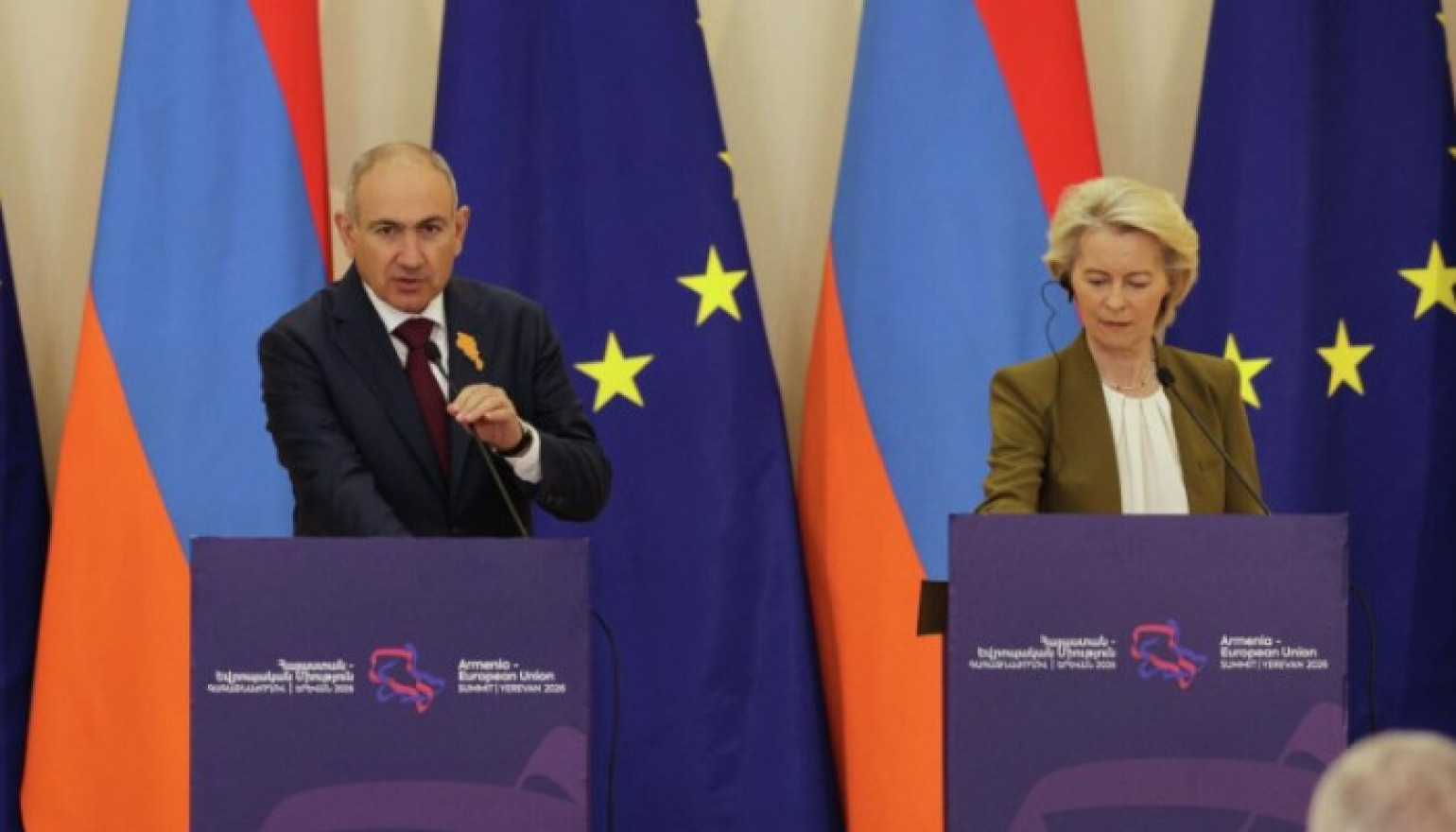 ԵՄ-ն հրատապ կերպով Հայաստանին է հատկացնում ավելի քան 50 միլիոն եվրո. Ֆոն դեր Լայենը՝ ՀՀ-ի դեմ ՌԴ-ի վերջին uահմանափակումների վերաբերյալ