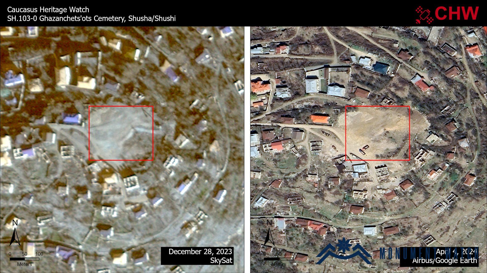 Ադրբեջանը ոչնչացրել է Շուշի քաղաքի Ղազանչեցոց (Հին) գերեզմանոցը