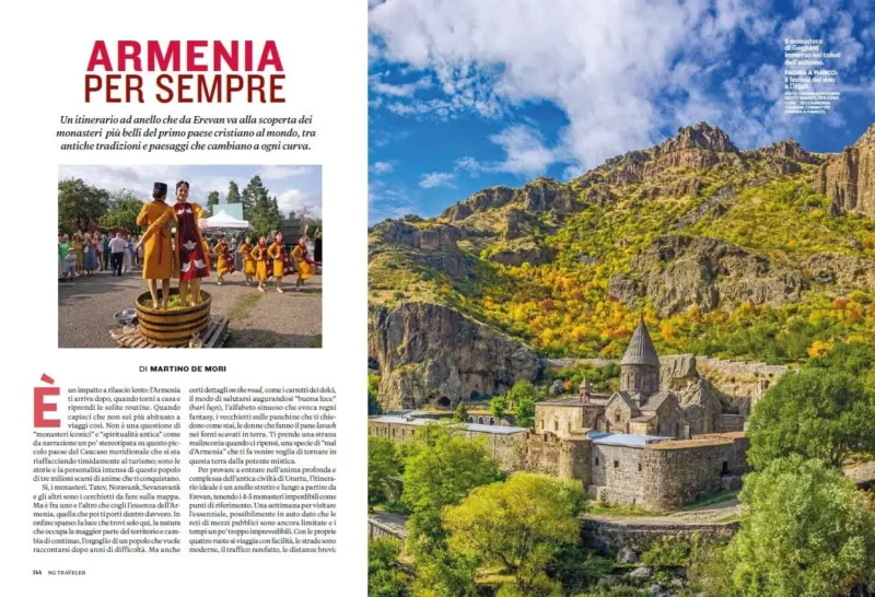 Հայաստանը ներկայացվել է National Geographic Italia-ի մայիսյան համարում