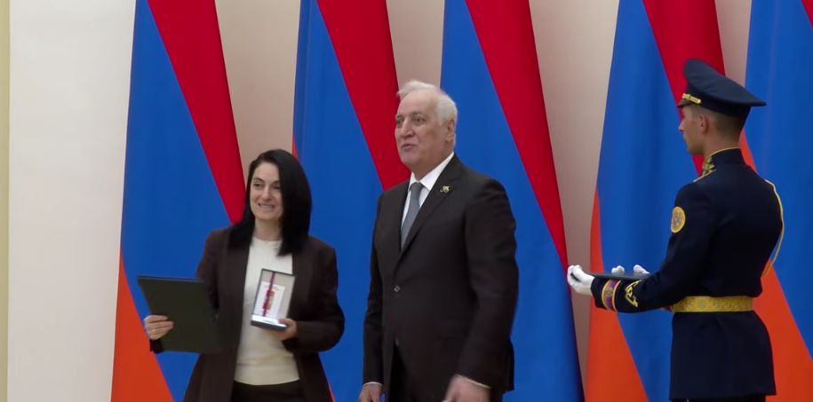 Անկախության տոնի առթիվ Հանրապետության նախագահի նստավայրում տեղի է ունեցել պարգևատրման հանդիսավոր արարողություն