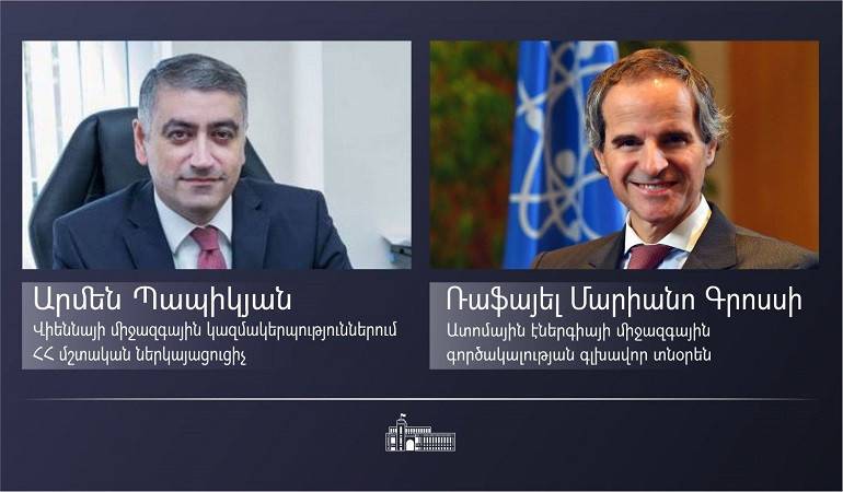 Դեսպան Պապիկյանը ԱԷՄԳ գլխավոր տնօրենին ներկայացրել է Բաքվի կողմից հնչող ծայրահեղ վտանգավոր սպառնալիքները