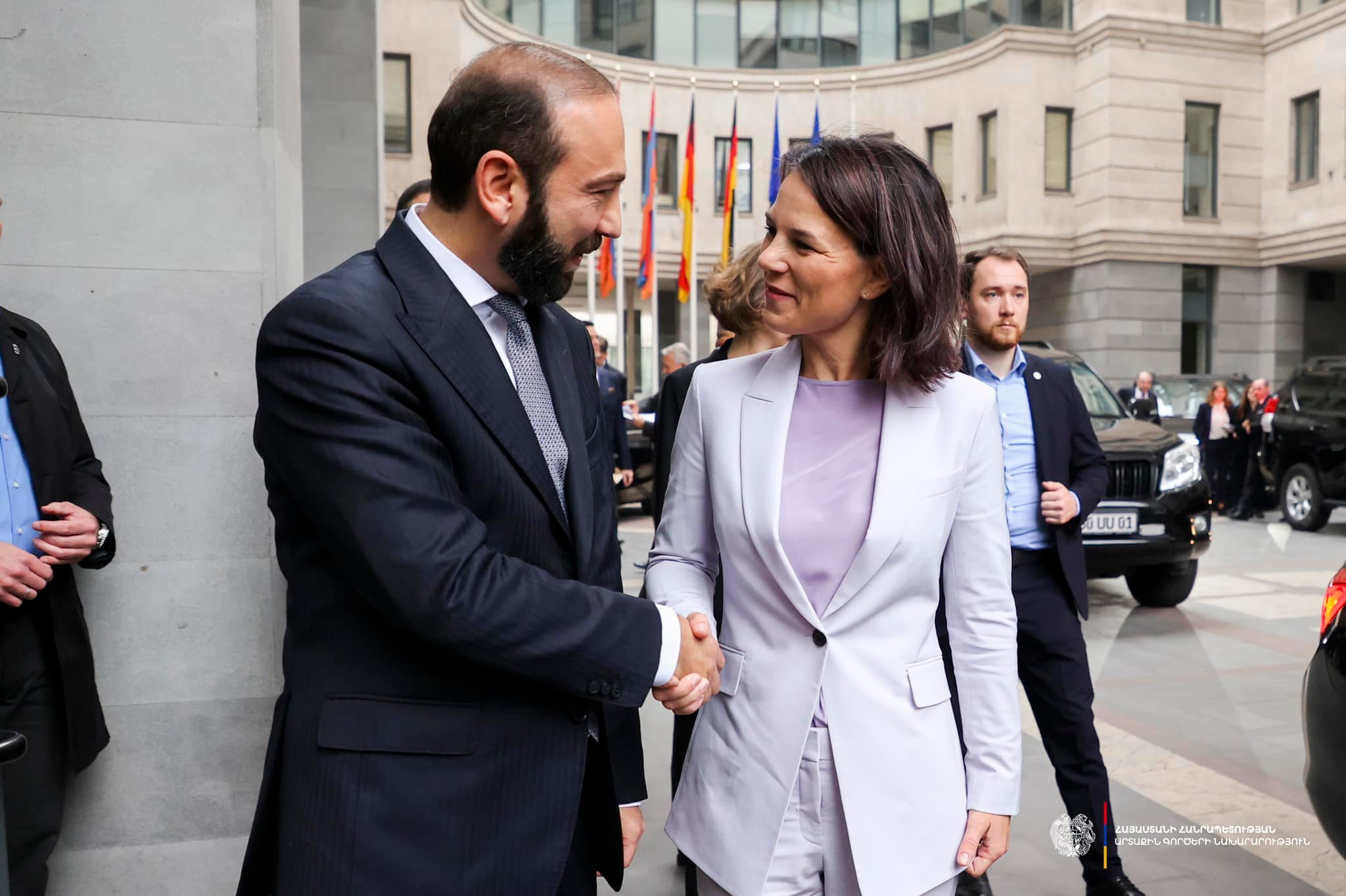 Գերմանիայի արտաքին գործերի նախարար Անալենա Բերբոքը ժամանել է ՀՀ ԱԳՆ