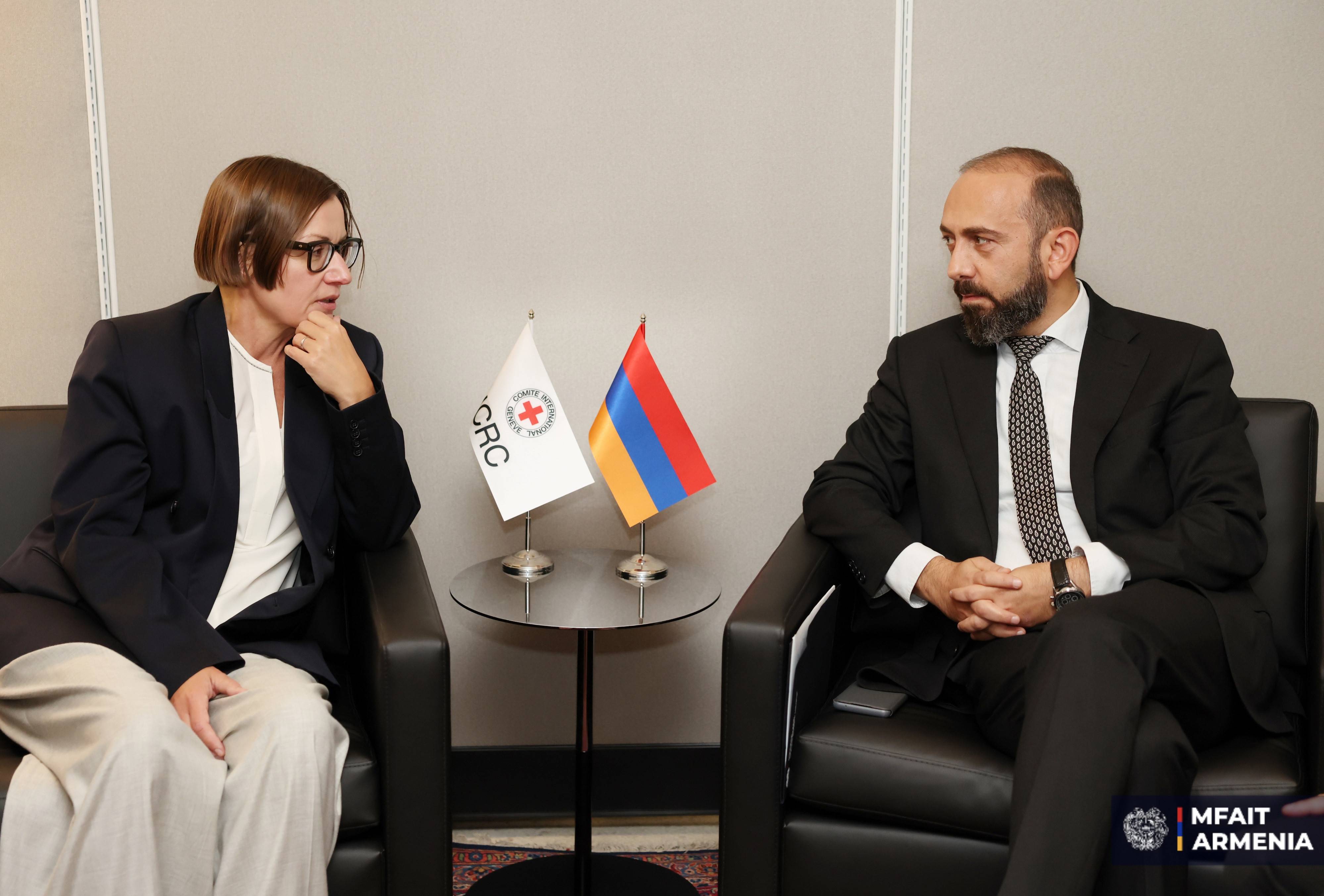 Հանդիպել են Արարատ Միրզոյանն ու Կարմիր խաչի միջազգային կոմիտեի նախագահը