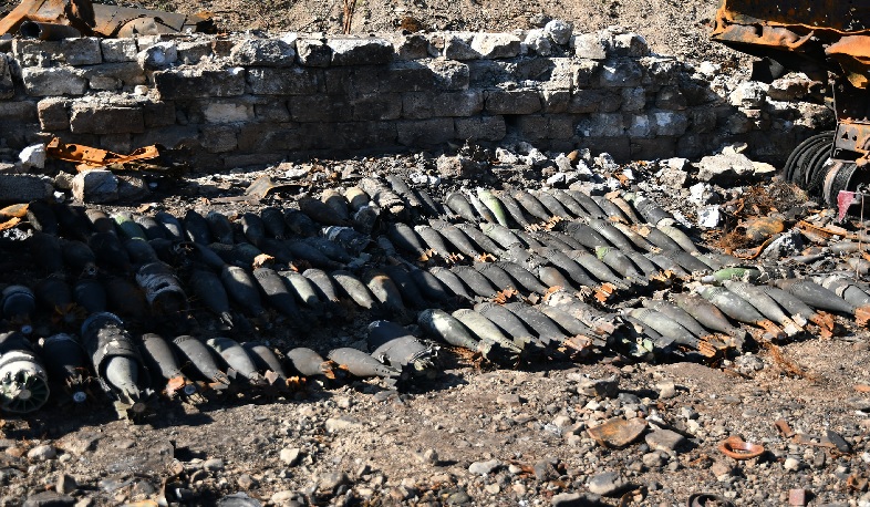 Ասկերանի շրջանի Խնածախ, Այգեստան համայնքների տարածքներից հայտնաբերված զենք-զինամթերքը կոչնչացվի