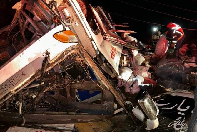 Սիրիայում ավտոբուսի վթարի հետևանքով 6 մարդ է զոհվել, 38-ը՝ վիրավորվել