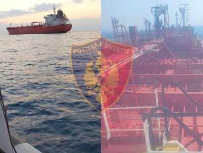 Ալբանիայում կանգնեցվել է Ադրբեջանից դուրս եկած եւ ռուսական մաքսանենգ նավթ տեղափոխող նավը