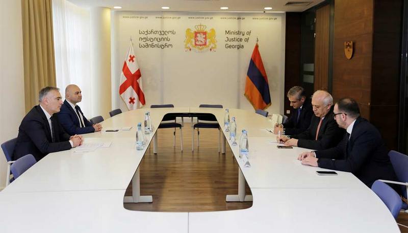 ՀՀ դեսպանն ու Վրաստանի արդարադատության նախարարը քննարկել են արդարադատության ոլորտում համագործակցության հարցեր