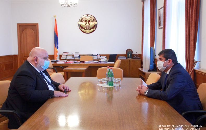 ԱՀ նախագահ Արայիկ Հարությունյանն ընդունել է Լիբանանի «Զարթոնք» օրաթերթի խմբագիր Սևակ Հակոբյանին