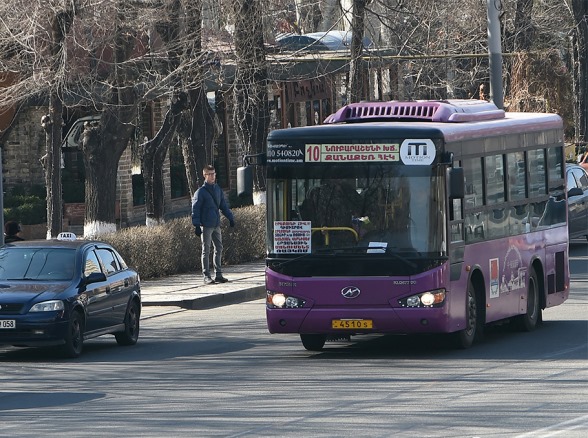 Տրանսպորտային միջոցում պարտադիր պետք է գտնվել դիմակով. Երևանի քաղաքապետարան