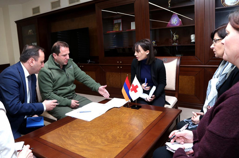 Тоноян и представители МККК обсудили судьбы граждан Армении, попавших в плен к Азербайджану