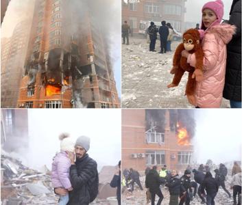 Города Украины подверглись одному из самых масштабных обстрелов за последнее время
