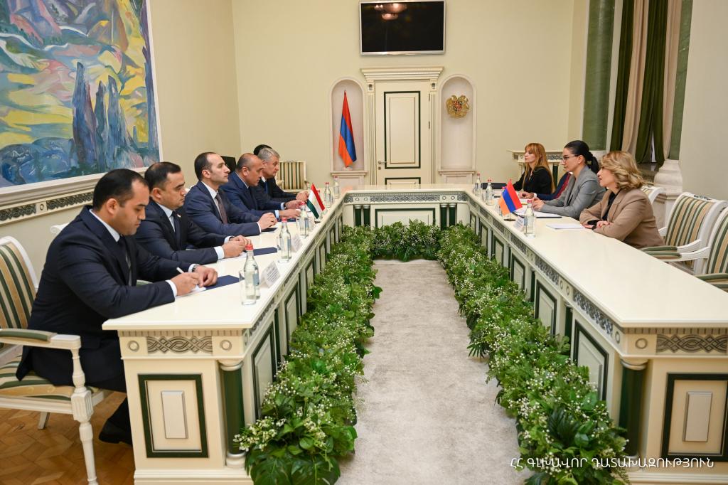 Գլխավոր դատախազն ընդունել է Տաջիկստանի պետական ֆինանսական վերահսկողության և կոռուպցիայի դեմ պայքարի գործակալության նախագահին