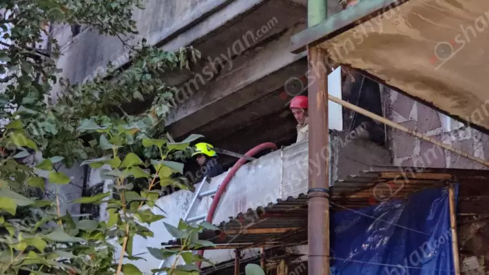 Երևանում հրշեջները կանխել են 3 կգ-ոց գազաբալոնից առաջացած արտահոսքի հետևանքով բռնկված հրդեհի տարածումը