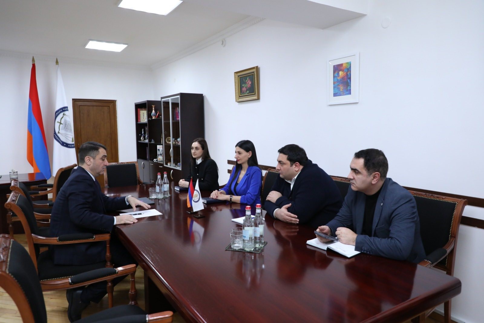 ՄԻՊ-ն ընդունել է Հայաստանի գործատուների հանրապետական միության նախագահ Վահագն Համբարձումյանին
