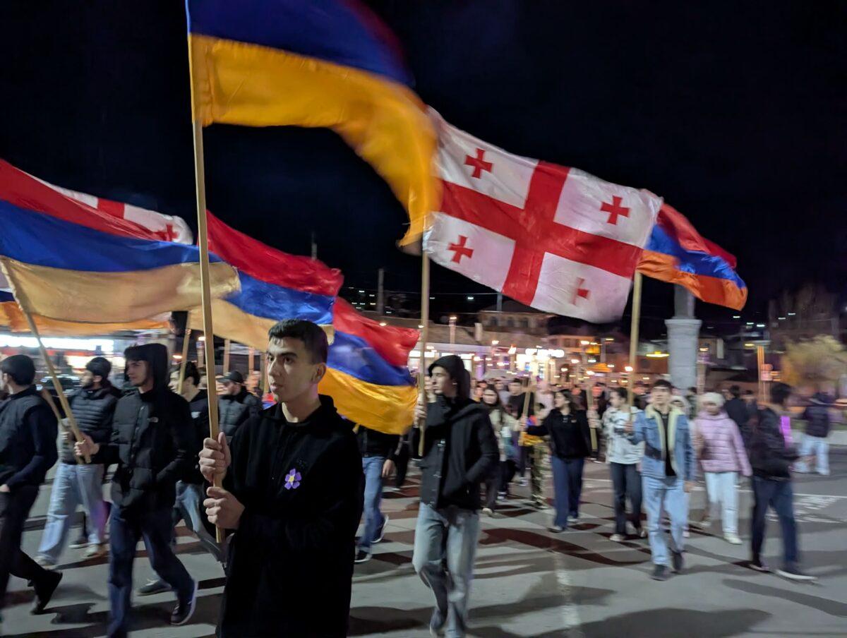 Ախալցխայում Ջահերով երթ է անցկացվել