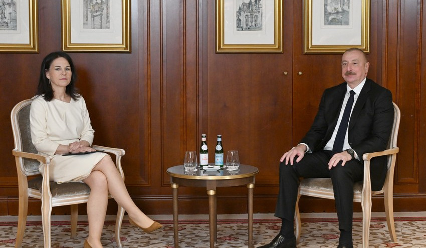 Ալիևը հանդիպել է Գերմանիայի արտգործնախարարի հետ