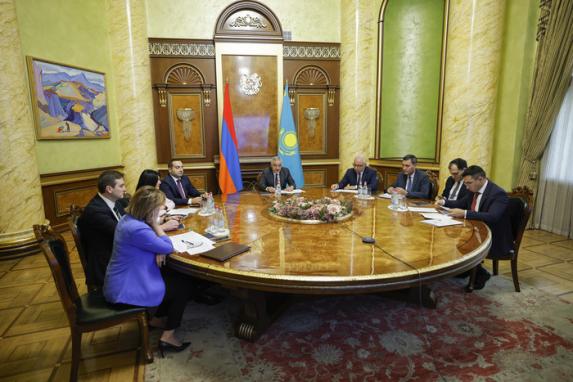 Կայացել է Հայաստանի և Ղազախստանի միջև տնտեսական համագործակցության միջկառավարական հանձնաժողովի նիստը