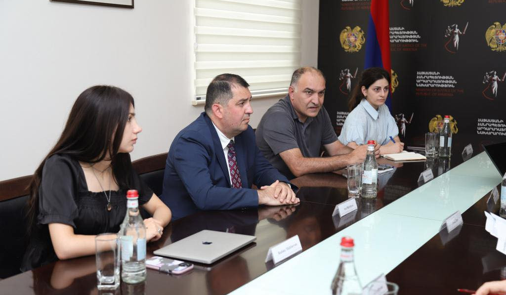 Արդարադատության նախարարի տեղակալը ԵՄ պատվիրակության հետ հանդիպմանն ընդգծել է E-Justice համակարգի ներդրման կարևորությունը