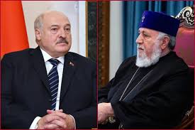 Лукашенко поздравил Католикоса Всех Армян Гарегина II с днем рождения