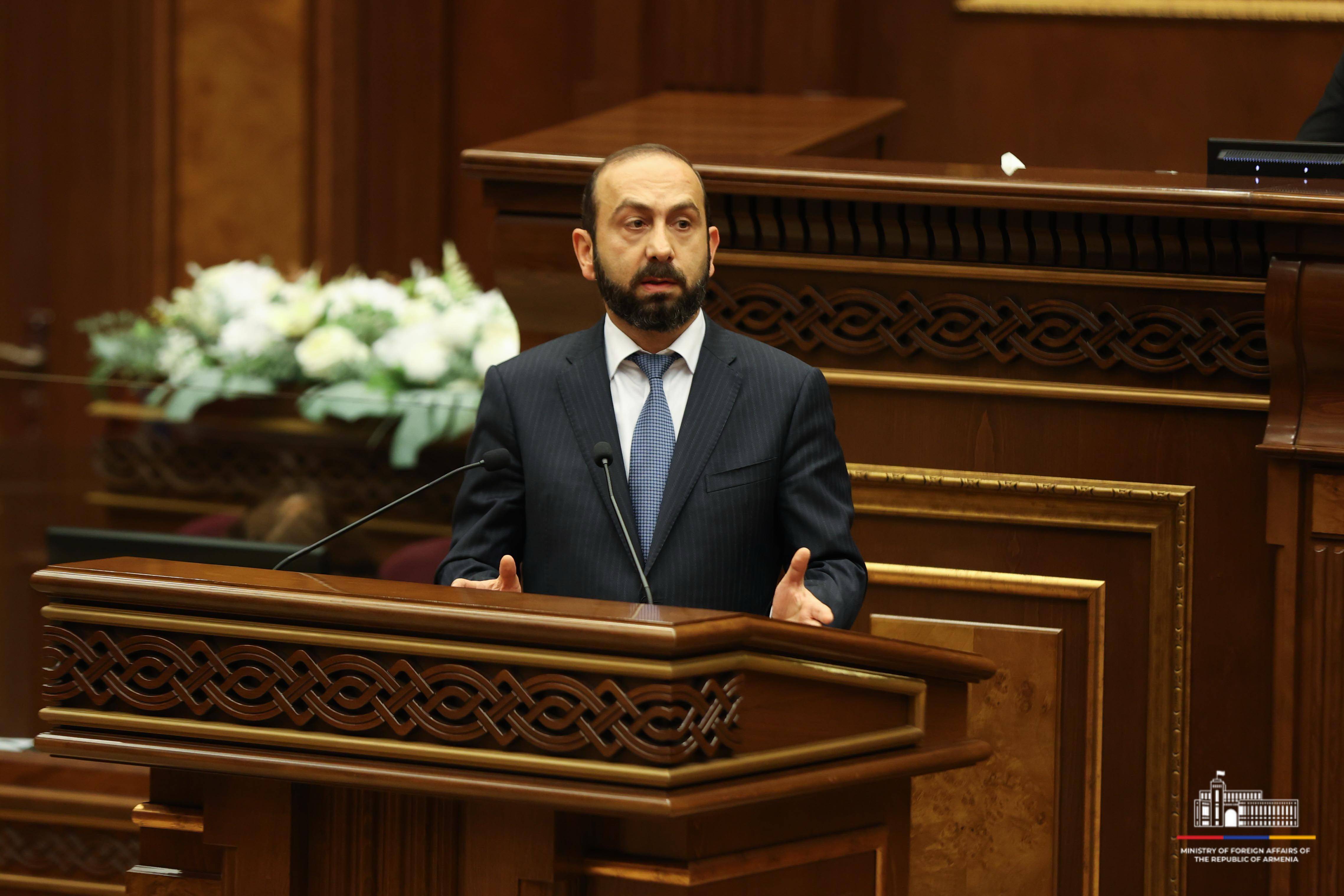 Մեր արտաքին քաղաքականության թիվ մեկ առաջնահերթությունը ՀՀ անվտանգության ապահովումն է. Միրզոյան