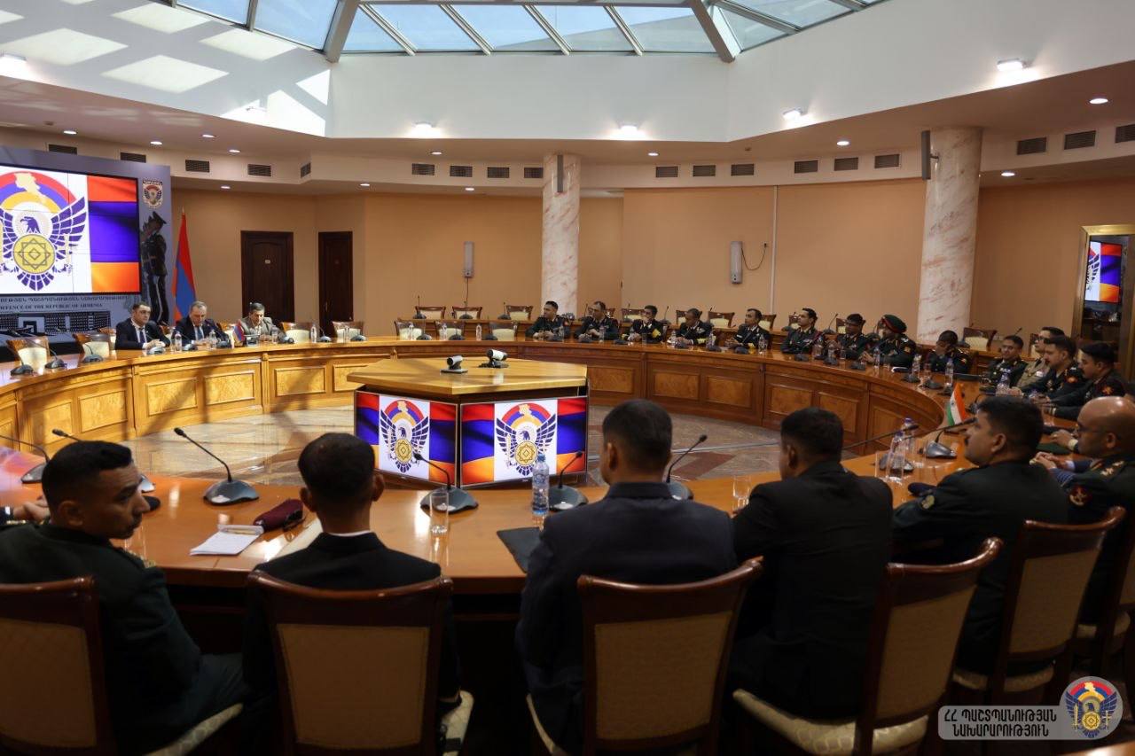Հնդկաստանի պատվիրակությանն է ներկայացվել Հայաստանի և տարածաշրջանի անվտանգային իրադրությունը