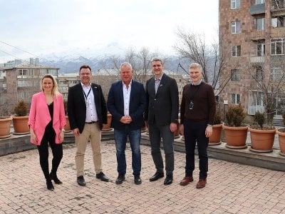 Финская делегация посетила штаб-квартиру миссии Евросоюза в Армении