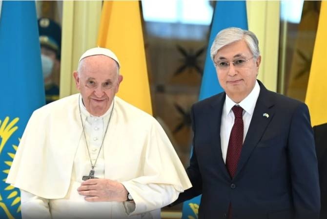 Հանդիպել են Հռոմի Պապն ու Ղազախստանի նախագահը