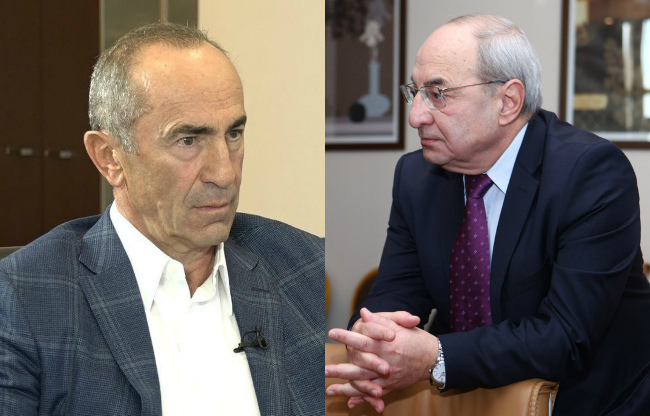 Վազգեն Մանուկյանը, Խոսրով Հարությունյանը, Կարեն Կարապետյանը երաշխավորում են Ռոբերտ Քոչարյանին կալանքից ազատ արձակելու համար