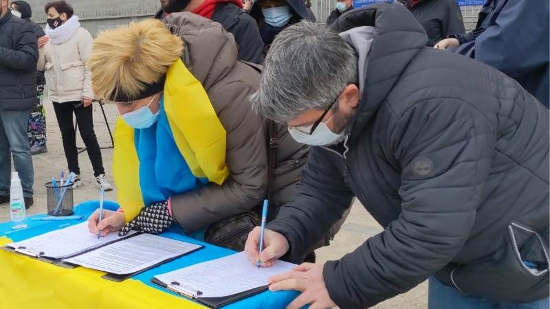 Վրաստանի ընդդիմությունը ստորագրահավաք է սկսել Ուկրաինային աջակցող այլընտրանքային բանաձևի համար