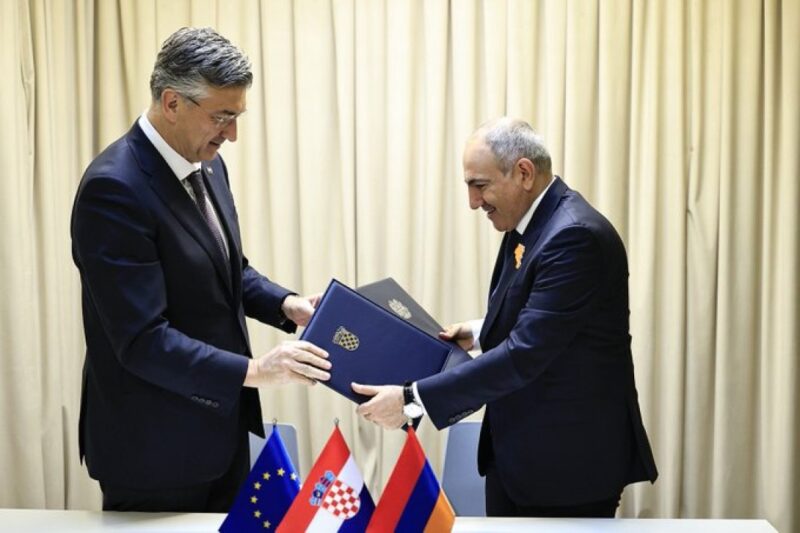 Հայաստանն ու Խորվաթիան ռազմավարական երկխոսության համաձայնագիր են կնքել