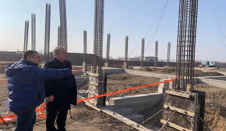 Վահրամ Դումանյանն ու Կարեն Գիլոյանը ծանոթացել են Արթուր Ալեքսանյանի անվան սպորտային համալիրի կառուցման աշխատանքներին