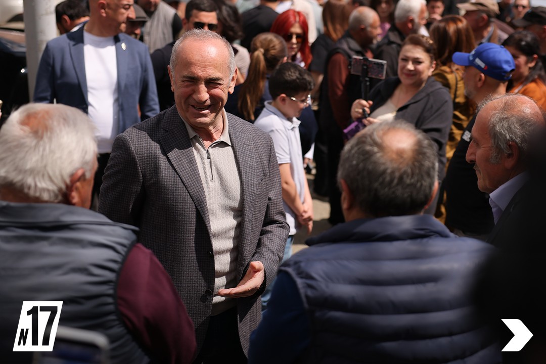 «Հայաստան» դաշինքի անդամները Ռոբերտ Քոչարյանի գլխավորությամբ Վեդիում են՝ ուղիղ