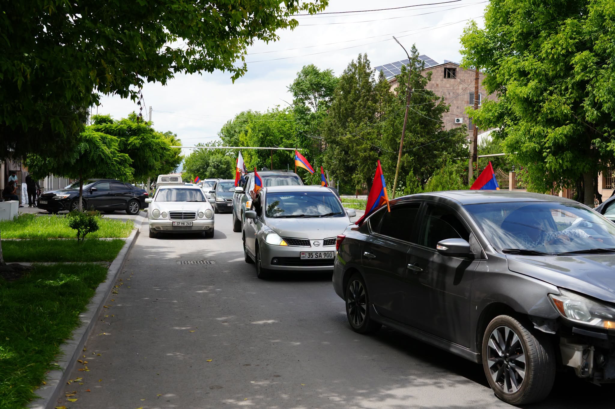 Ազգային-ժողովրդավարական բևեռը քարոզարշավ է անցկացրել Երևանում (տեսանյութ)