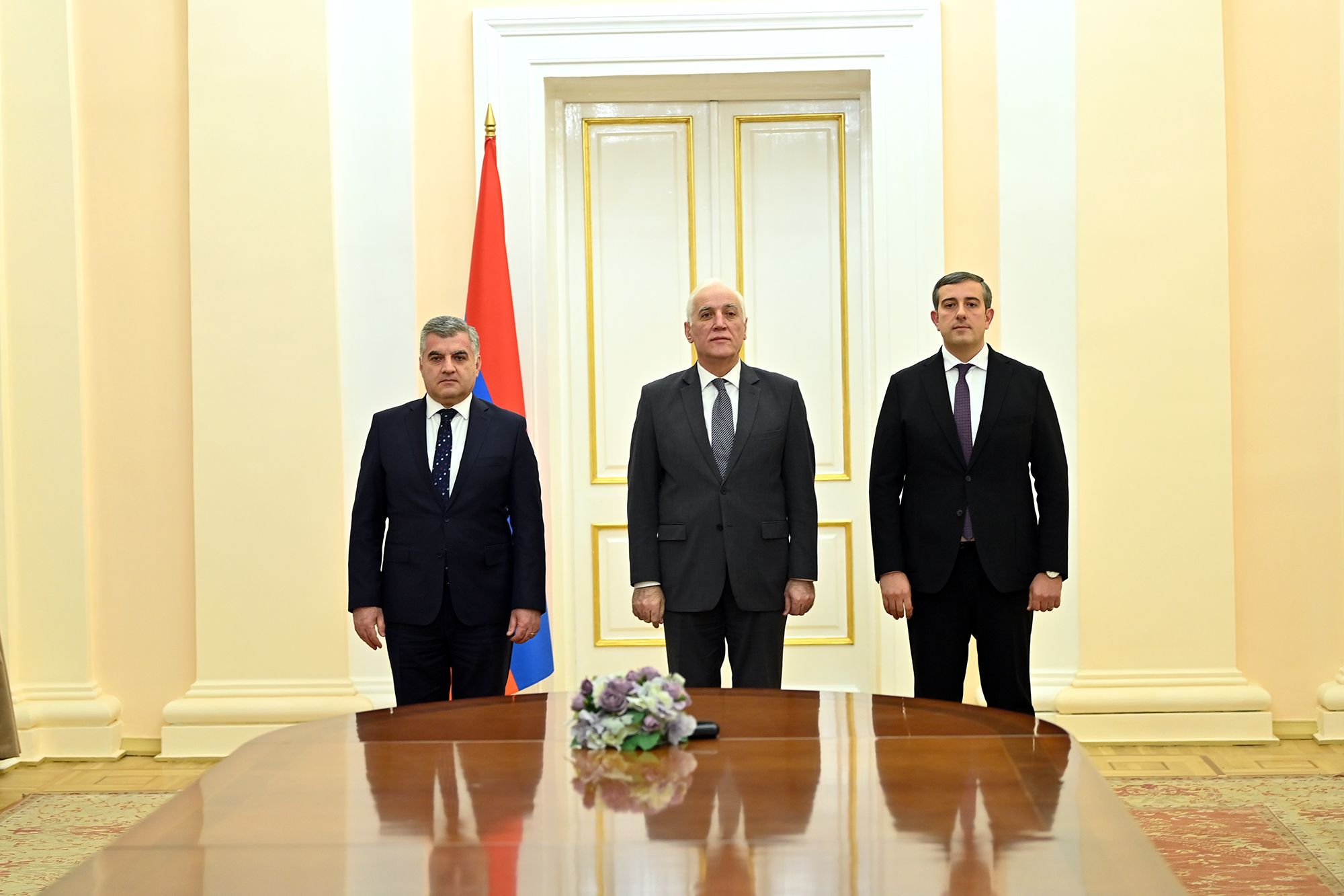 Հանրապետության նախագահի նստավայրում տեղի է ունեցել դատավորների երդման արարողություն  