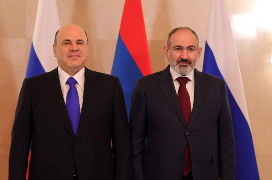 Միշուստինը և Փաշինյանը քննարկել են առևտրատնտեսական ոլորտում համագործակցությանը վերաբերող հարցեր