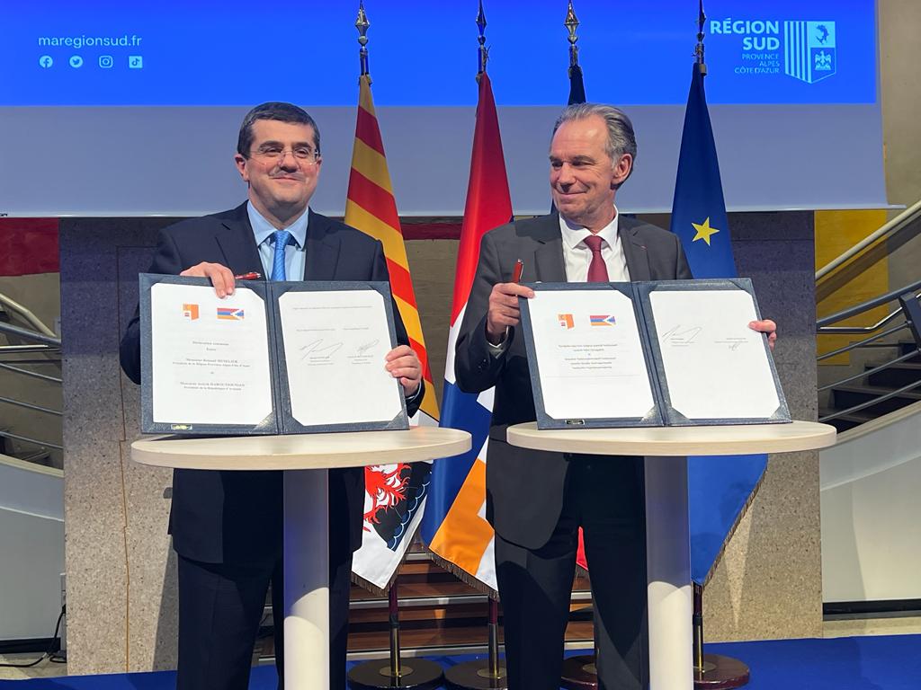 Այսօր պատիվ ունեցա հանդիպելու Արցախի Հանրապետության նախագահ Արայիկ Հարությունյանի հետ՝ մարդու, ով խորապես նվիրված է իր երկրին և ժողովրդին․ Ռենո Մյուզելյե