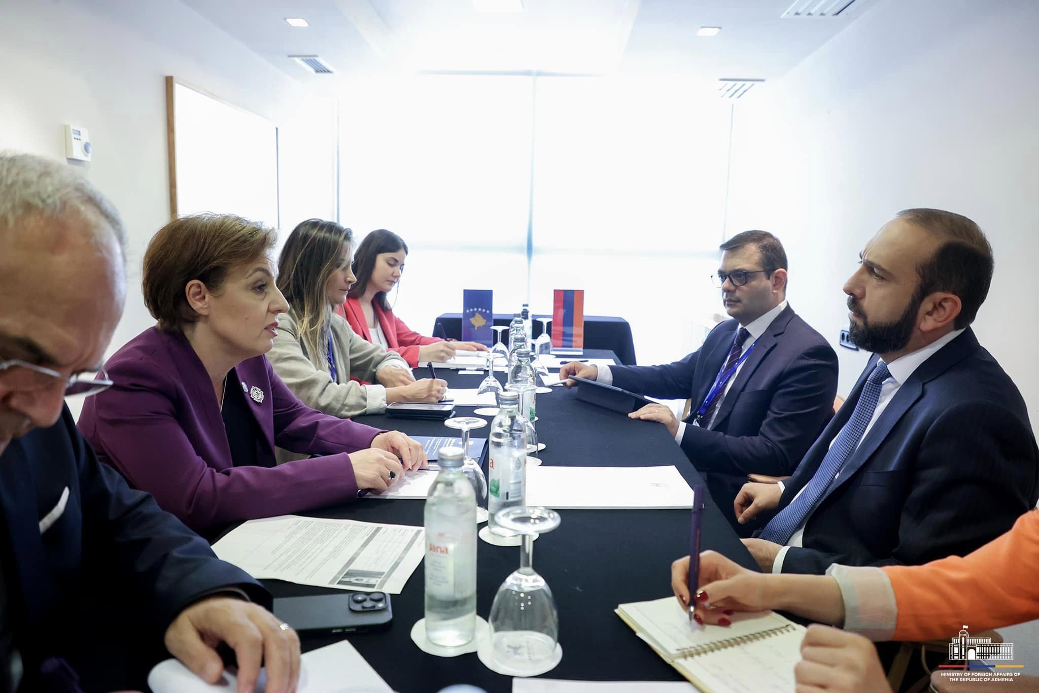 Միրզոյանն ու Կոսովոյի փոխվարչապետը քննարկել են տարածաշրջանային անվտանգության հարցեր