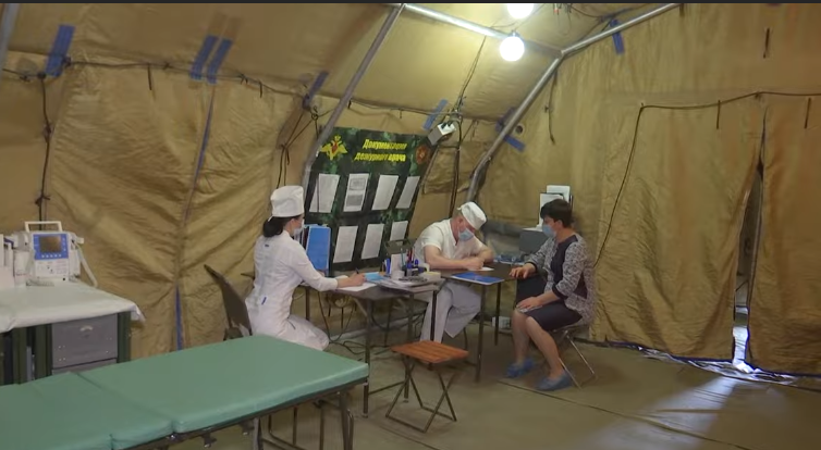 ՌԴ ռազմական բժիշկները ԼՂ-ում շարունակում են բնակիչներին բուժօգնություն ցուցաբերել (տեսանյութ)