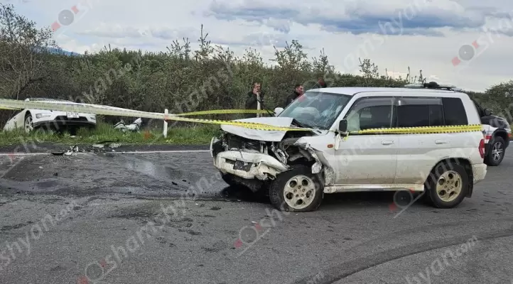 Խոշոր ավտովթար Գեղարքունիքի մարզում․ բախվել են «Mitsubishi Pajero»-ն և «Chevrolet»-ը․ կա 5 վիրավոր