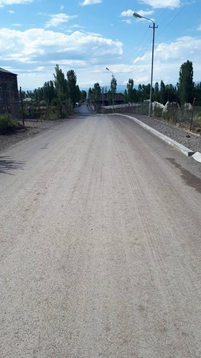 Ասֆալտապատվել է Գեղարքունիքի մարզի Արծվանիստ համայնքի ճանապարհը