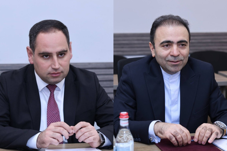 Խուդաթյանը ՀՀ-ում Իրանի դեսպանի հետ հանդիպմանը կարևորել է Իրան-Հայաստան էլեկտրահաղորդման գծի շուտափույթ կառուցման անհրաժեշտությունը